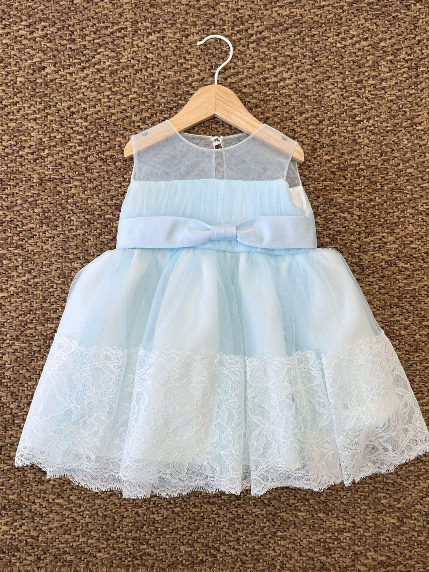 Abito Cerimonia dritto Bimba AVORIO GG25D04I/C -  NANU' BABY