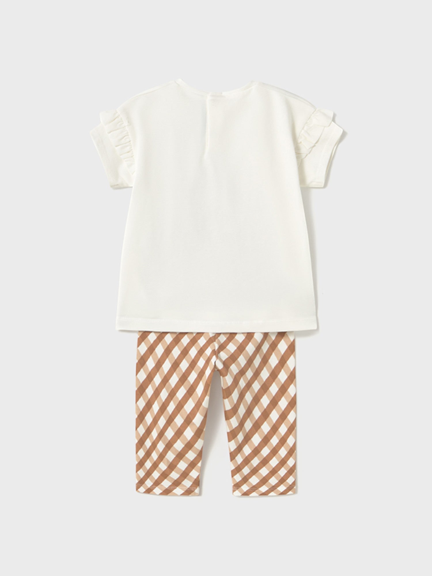 Comp.leggings stampato Bimba MARRONE 1739/39 -  NANU' BABY