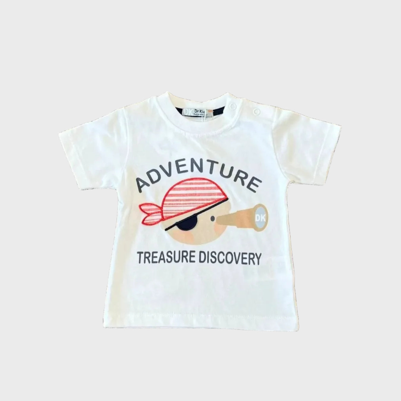 T-shirt Bimbo Bianco DK509/PV24 by DR KID