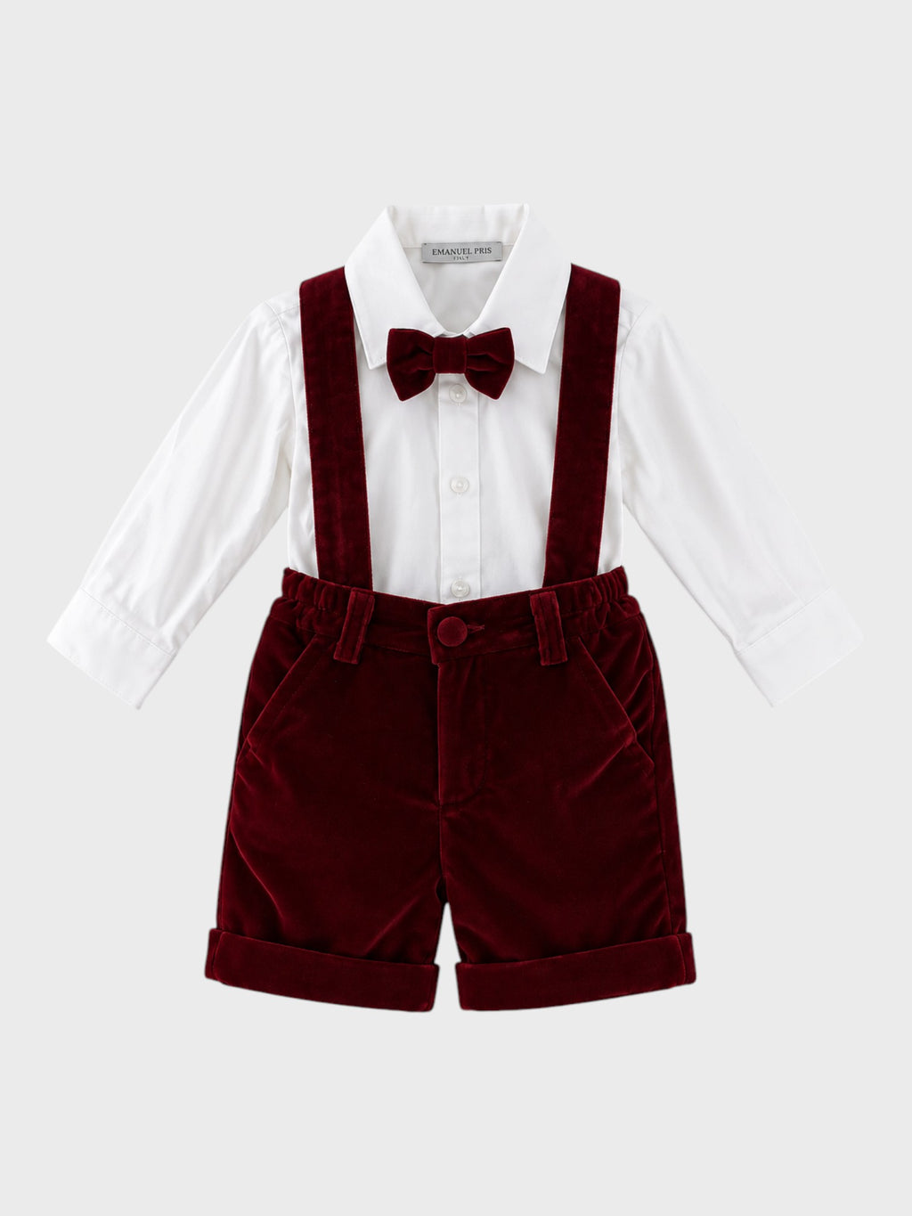Conjunto de Ceremonia Niño Rojo ECR0069I