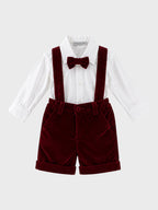 Conjunto de Ceremonia Niño Rojo ECR0069I
