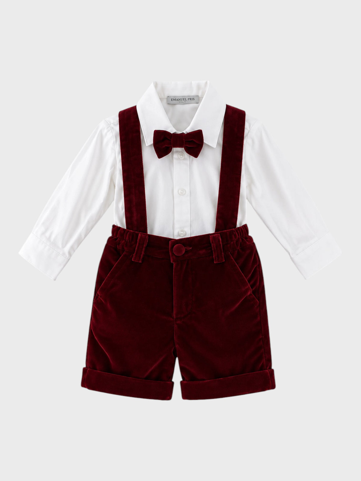 Conjunto de Ceremonia Niño Rojo ECR0069I