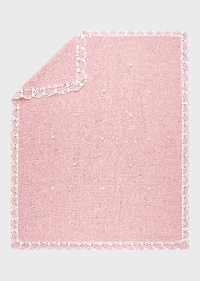 Coperta Neonata Rosa TERESA/CO by PICCOLA GIUGGIOLA