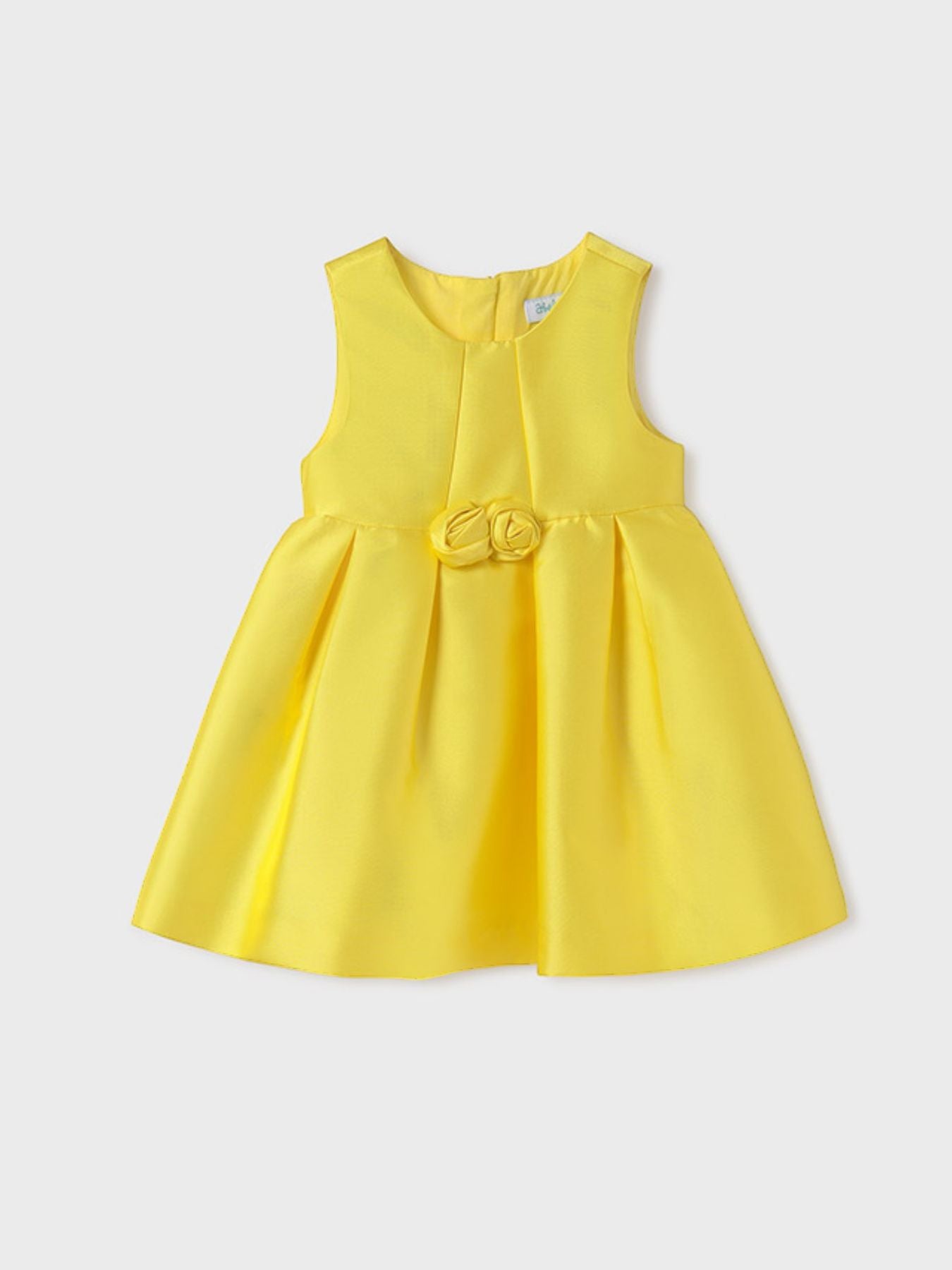 Abito mikado Bimba GIALLO 5019/G -  NANU' BABY