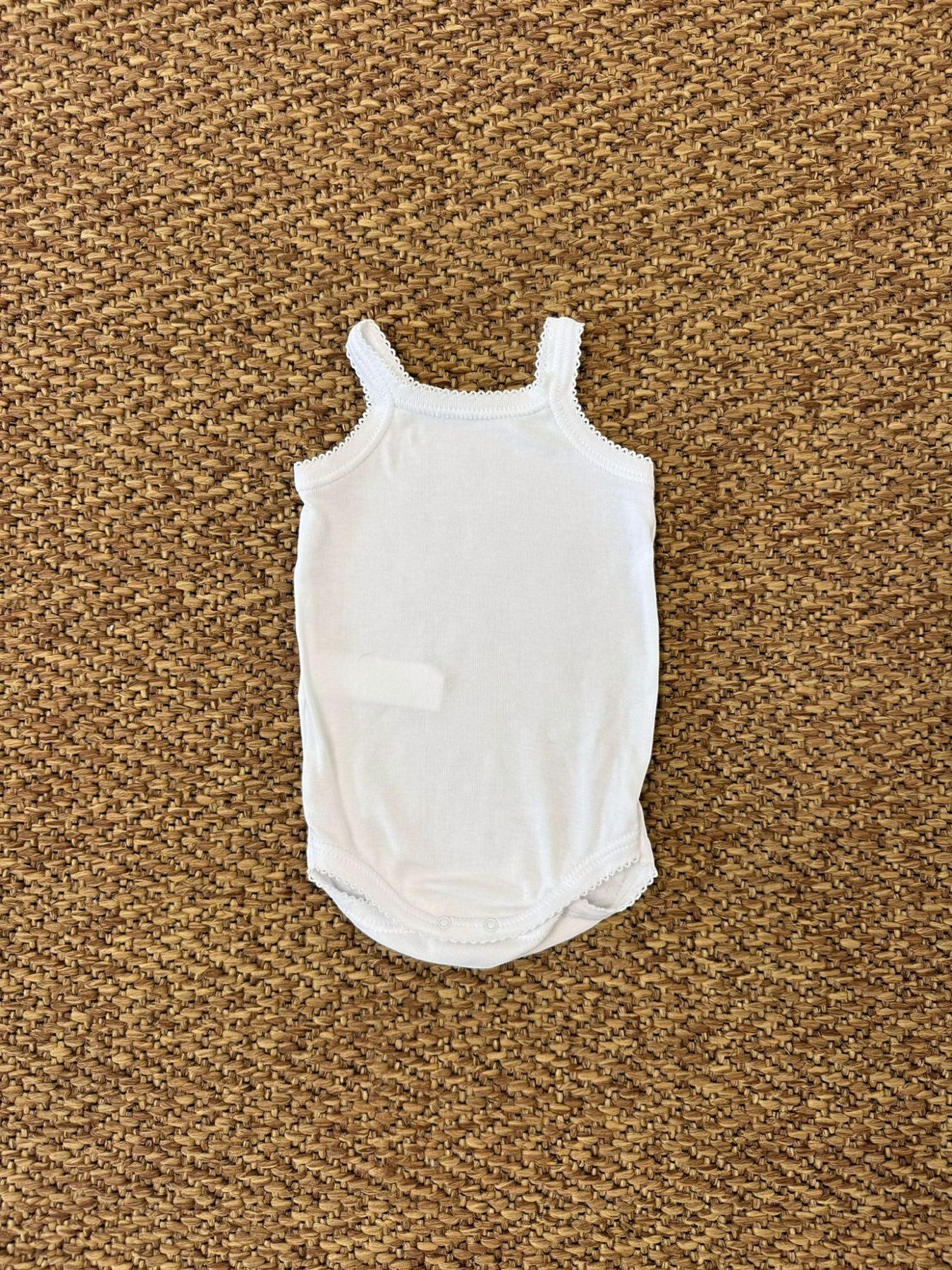 Body smanicato Neonata Bianco 01260 -  NANU' BABY