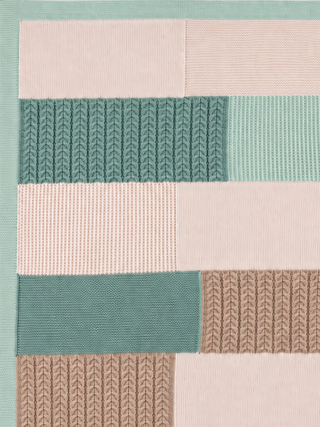 Coperta Neonato Verde IS6080 by MARLU'
