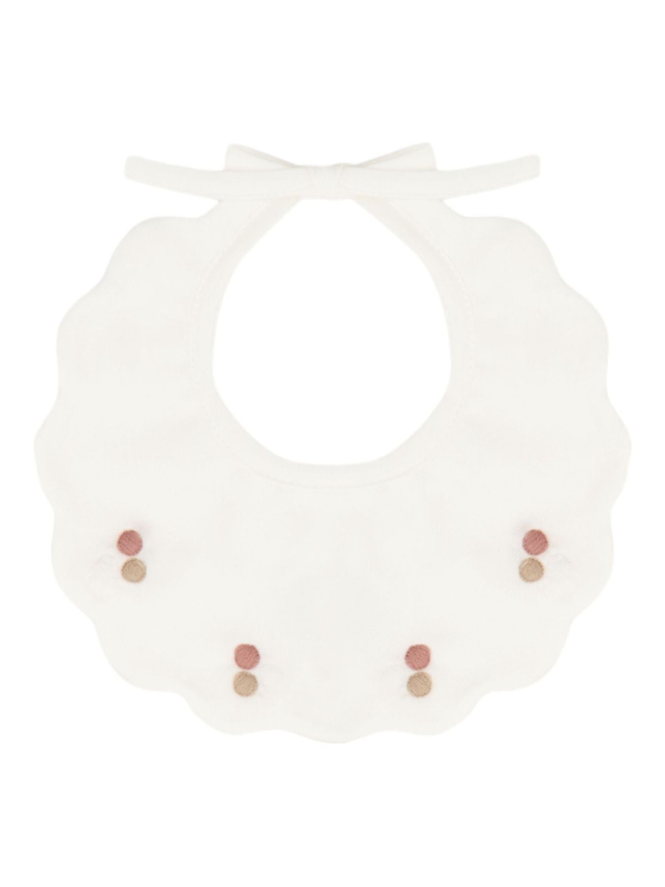 Bavetta Noccioline Neonata VANIGLIA IB12BAV -  NANU' BABY