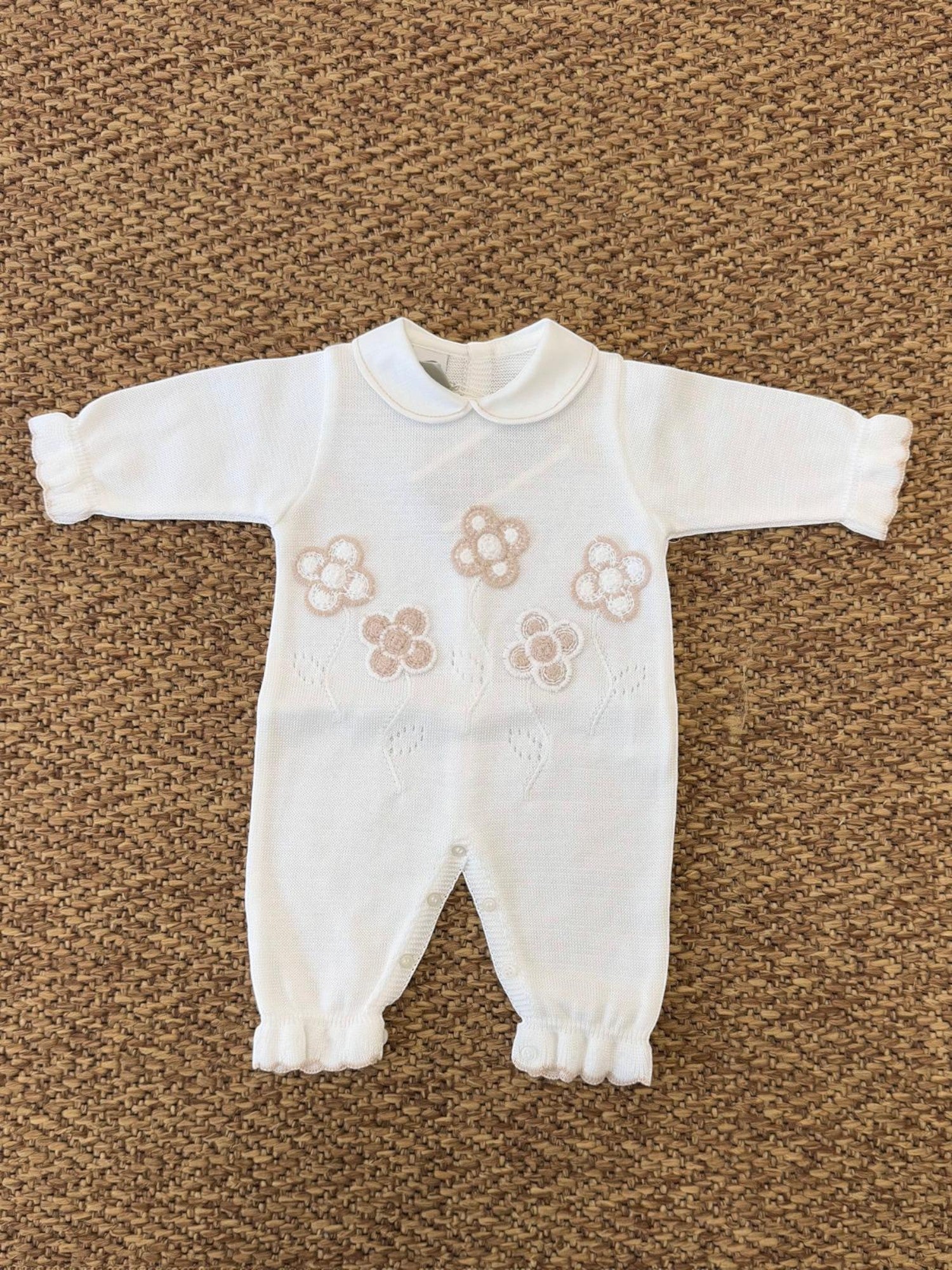 Tutina Neonata BIANCO EB2910 -  NANU' BABY