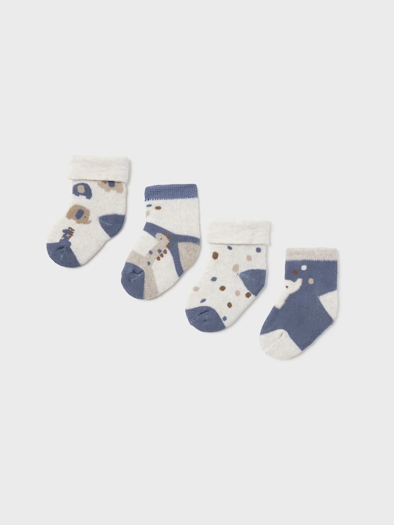 Set 4 calze  BLU 1D-9759/BL -  NANU' BABY