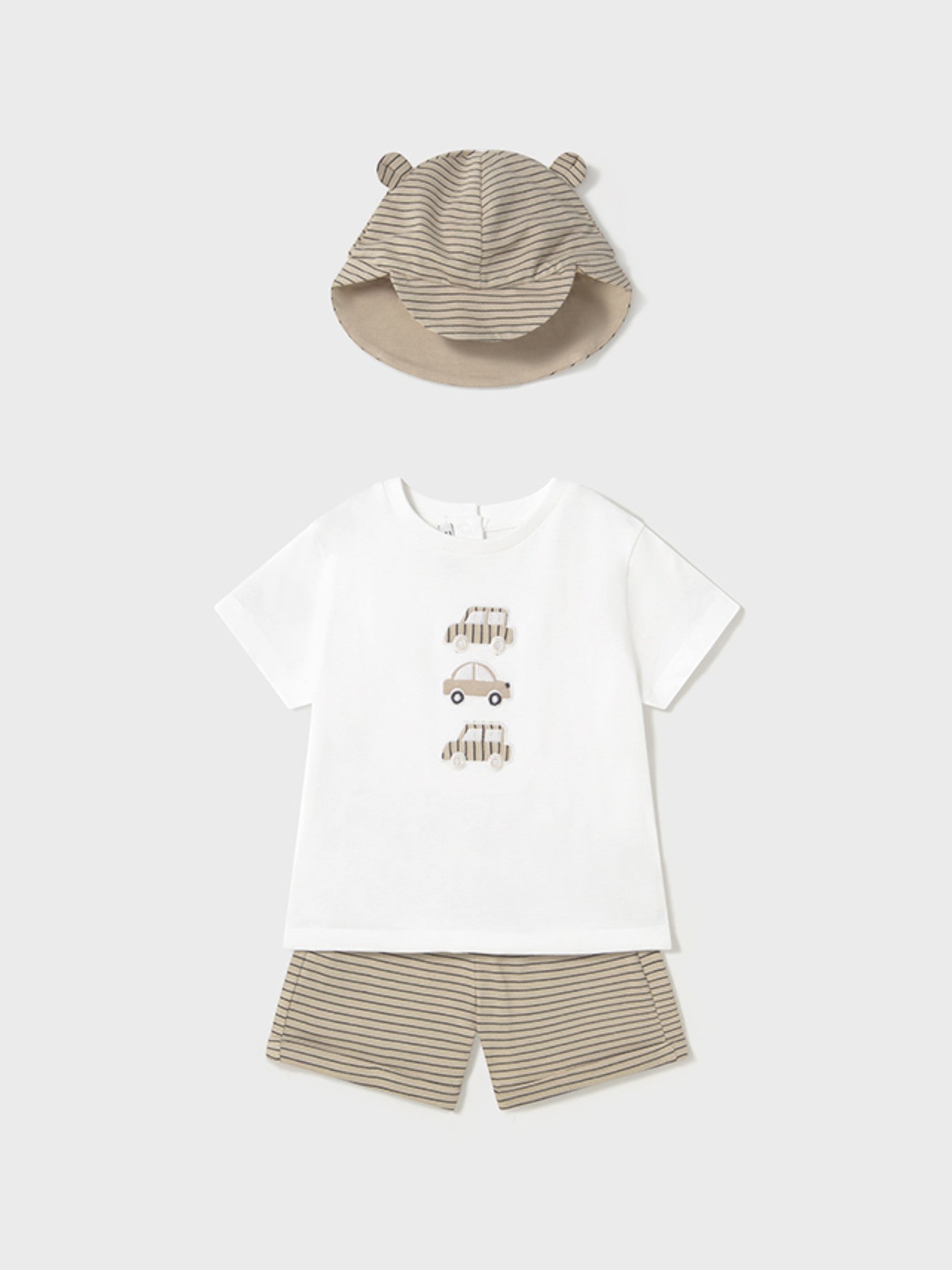 Comp. con cappello Bimbo AVORIO 1651/15 -  NANU' BABY