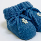 Babbucce Neonato Blu TEDDY LOVE 705/I by BABY LORD