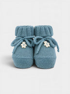Babbucce Neonato Verde TEDDY LOVE 705 by BABY LORD