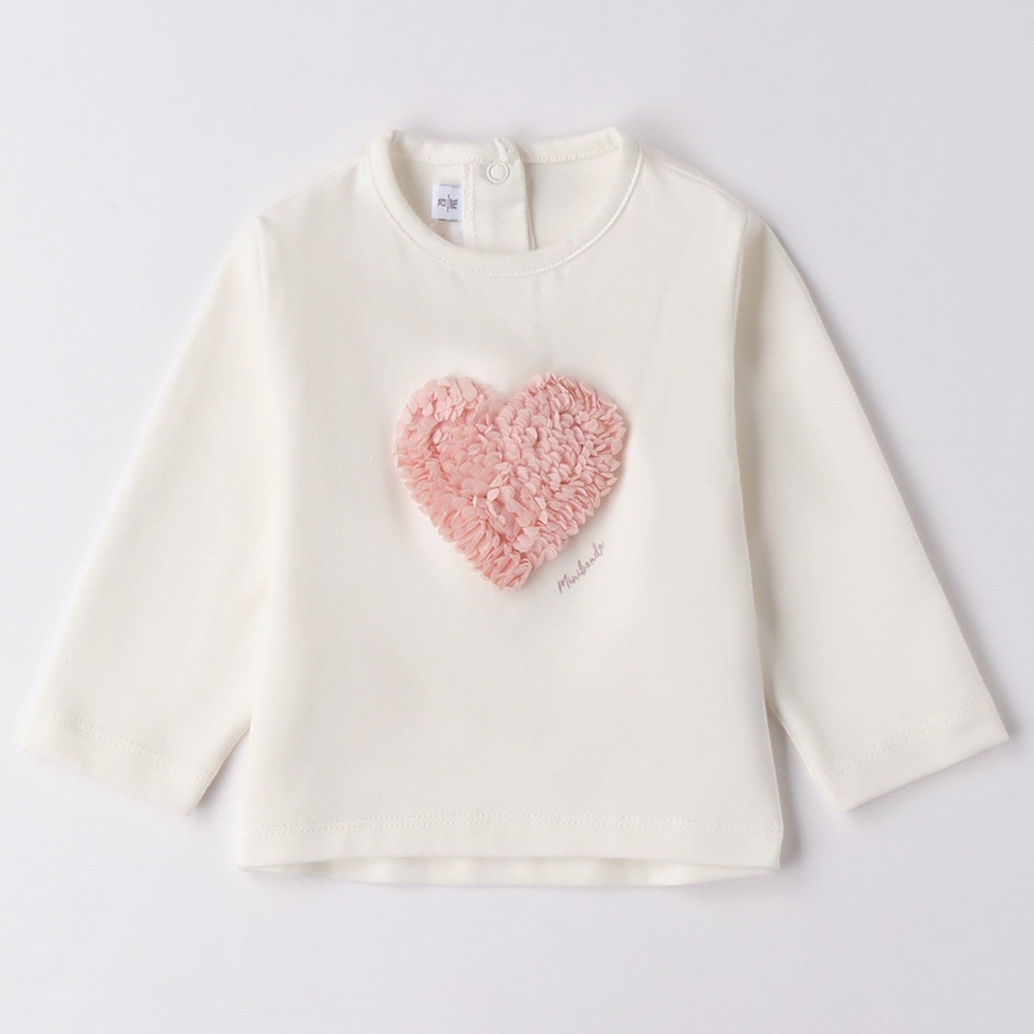 Girocollo Ml Bimba Bianco 3F711/112 -  NANU' BABY
