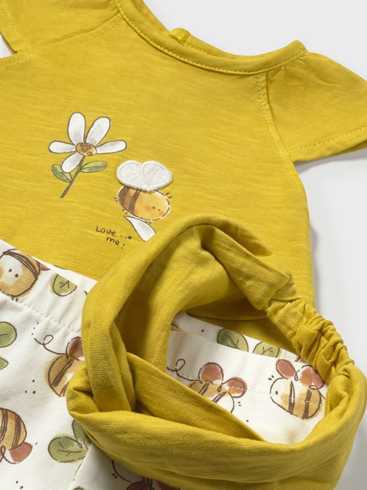 Completo leggings capri e cerchietto Bimba VERDE 1763 /V -  NANU' BABY