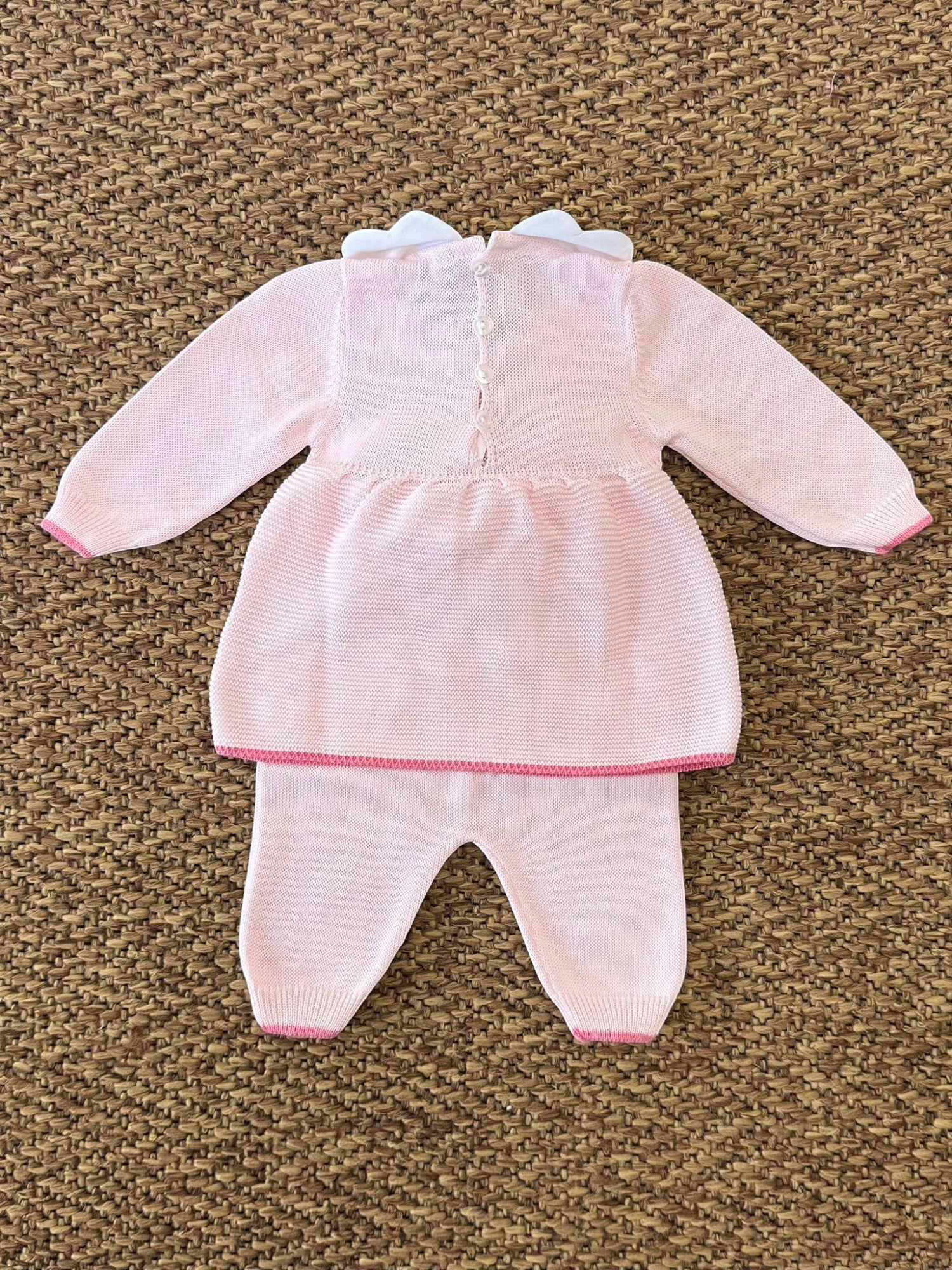 Completo nascita Neonata ROSA 2P61/7024 -  NANU' BABY