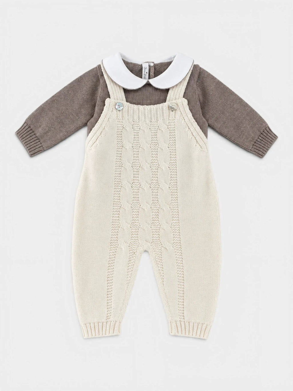 Completo nascita Neonato Panna BRAIDING 322M/P by BABY LORD