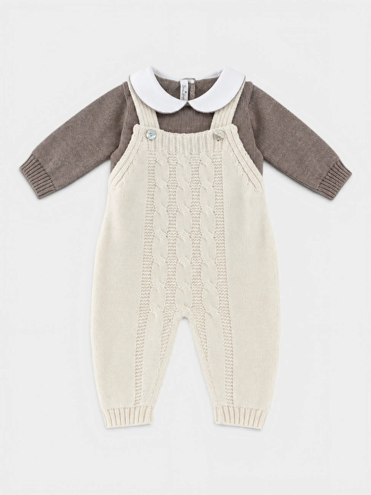 Completo nascita Neonato Panna BRAIDING 322M/P by BABY LORD