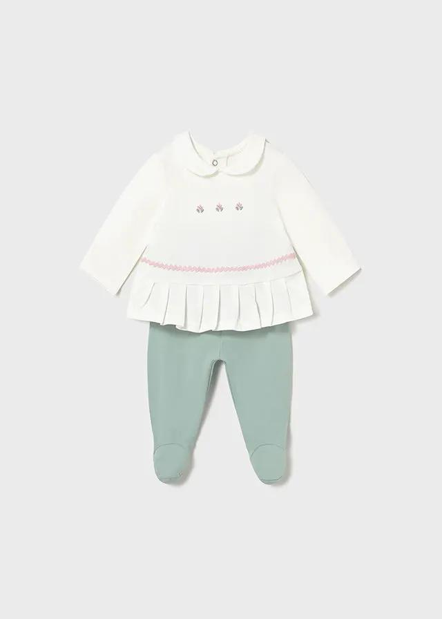Completo nascita Neonata Verde 1592/89 by MAYORAL