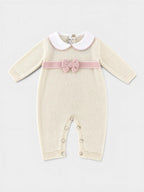 Tutina Neonata Panna DOPPIO FIOCCO 347 by BABY LORD