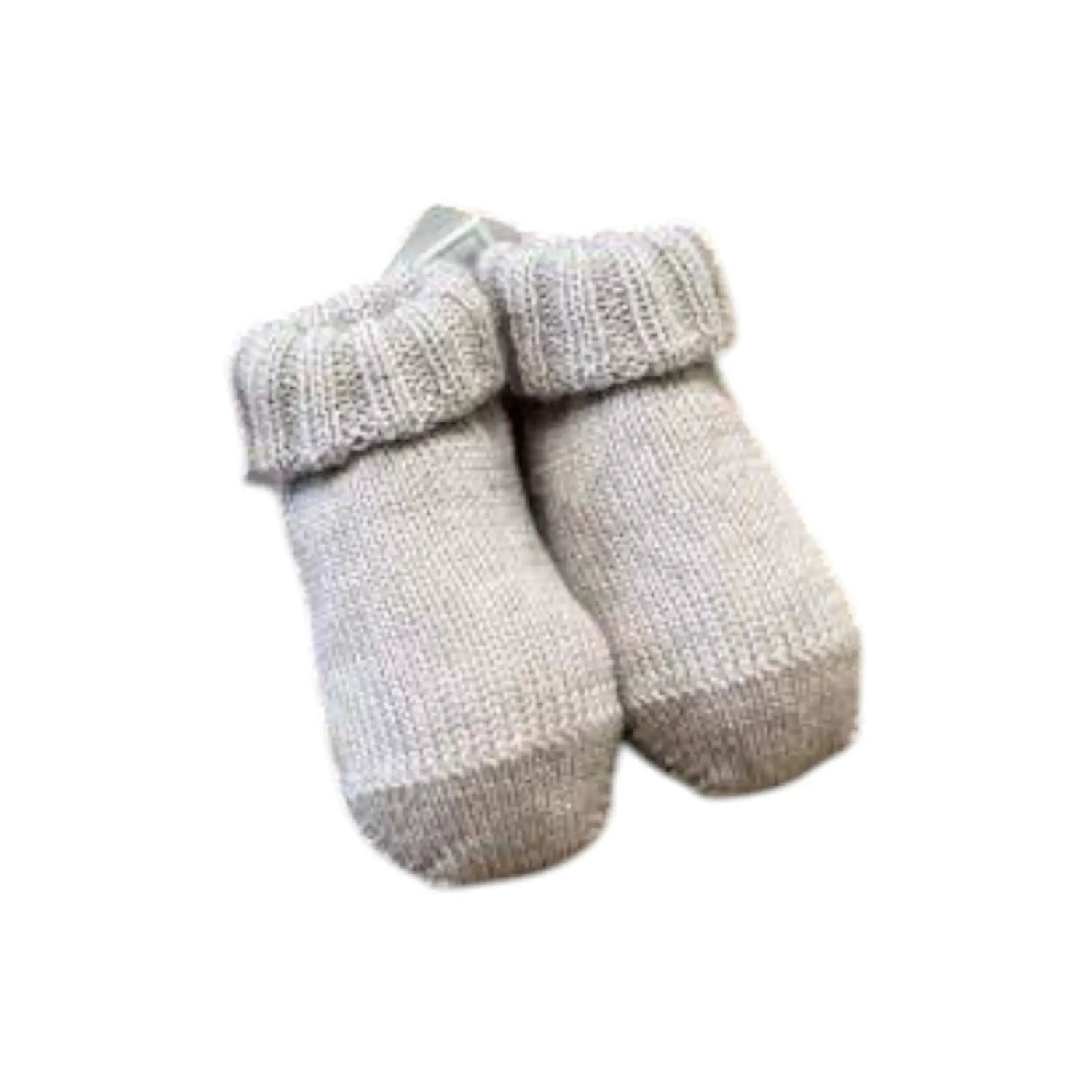 Babbucce Neonato Beige SC75 by BEBE' DI ALMY