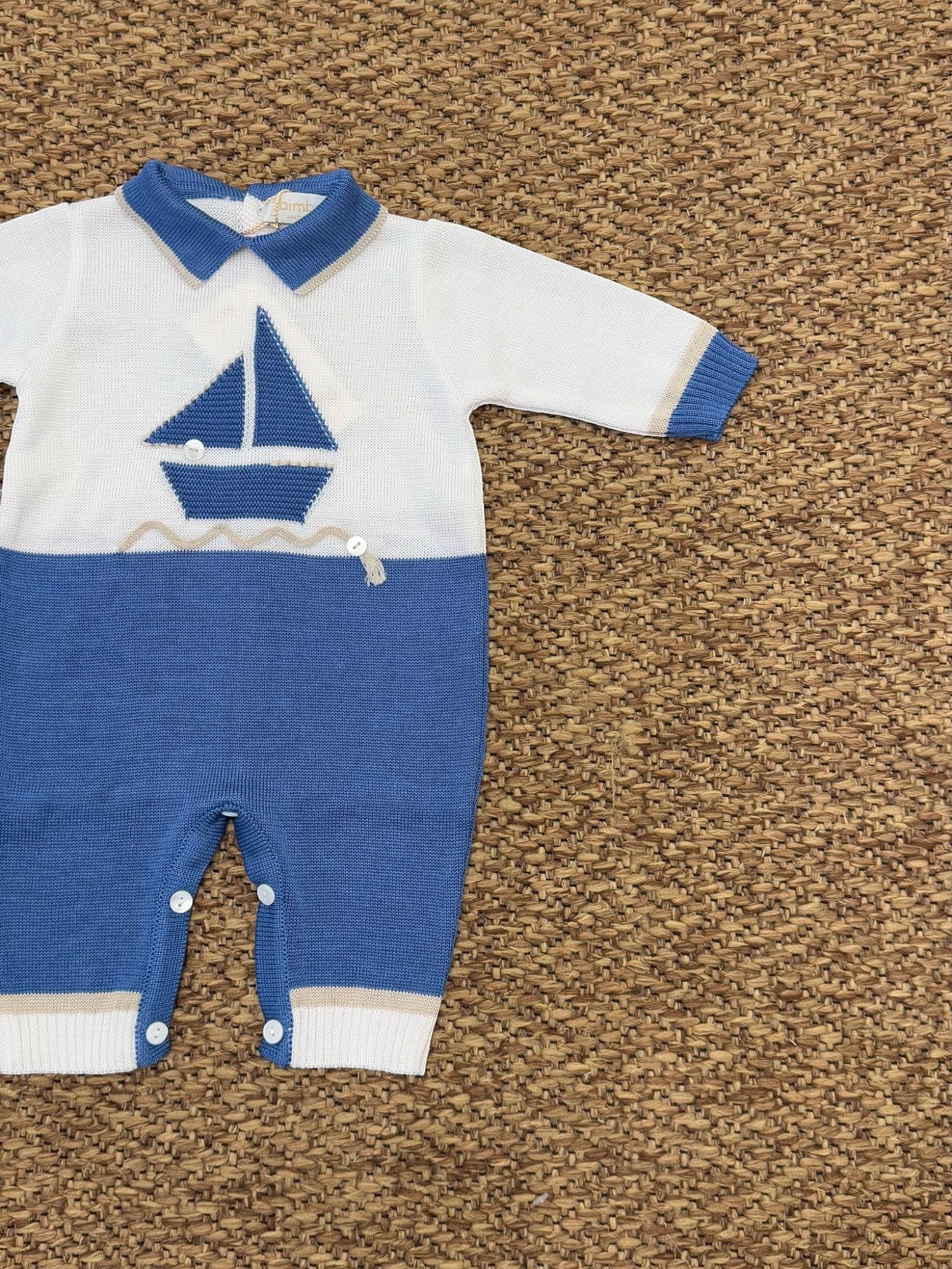 Tutina Neonato AZZURRO 7618/A -  NANU' BABY