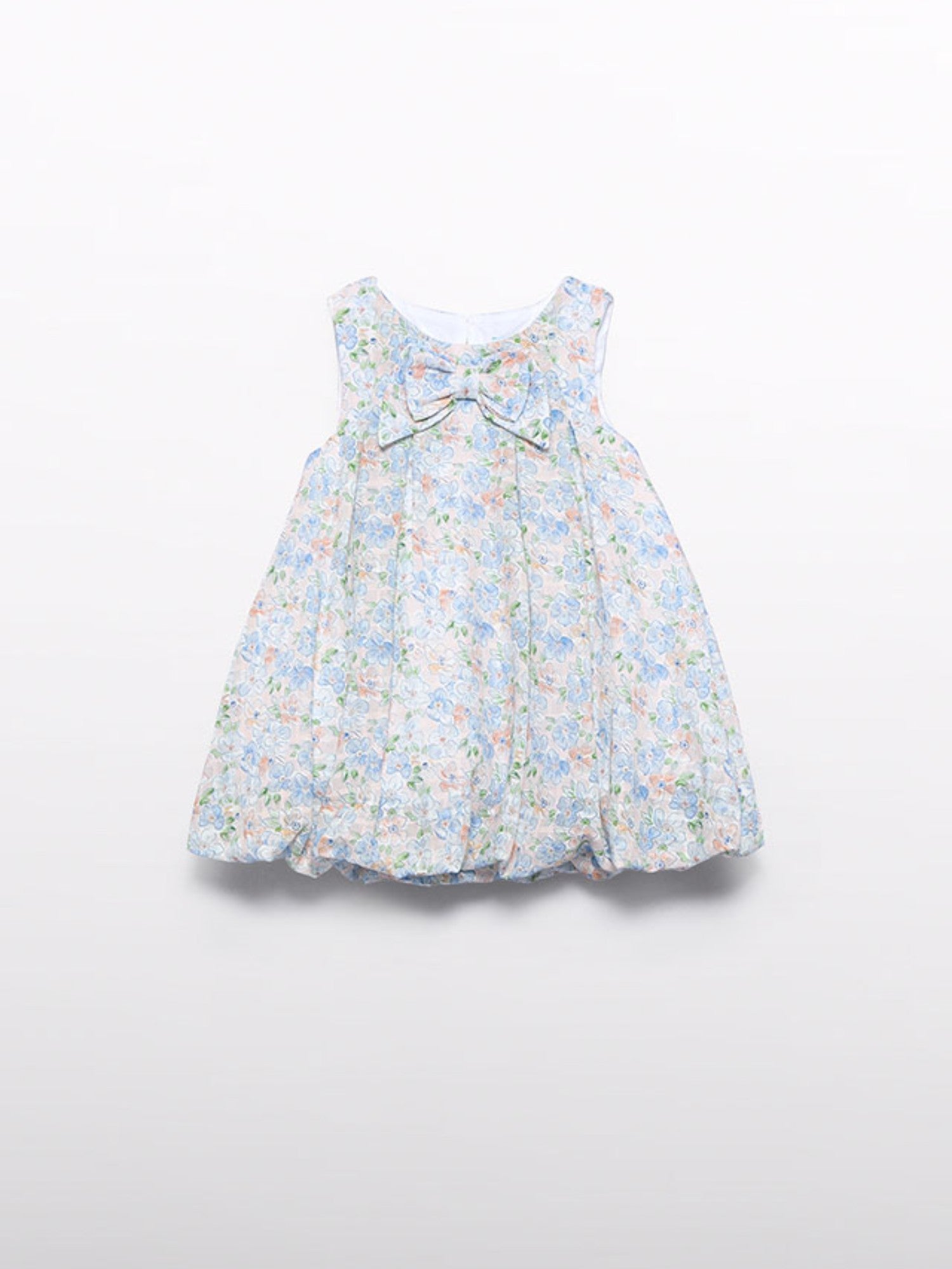 Abito  stampa fiori Bimba Salmone 5027 /6 -  NANU' BABY