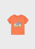 T-shirt Bimbo Arancione 1063/44 by MAYORAL