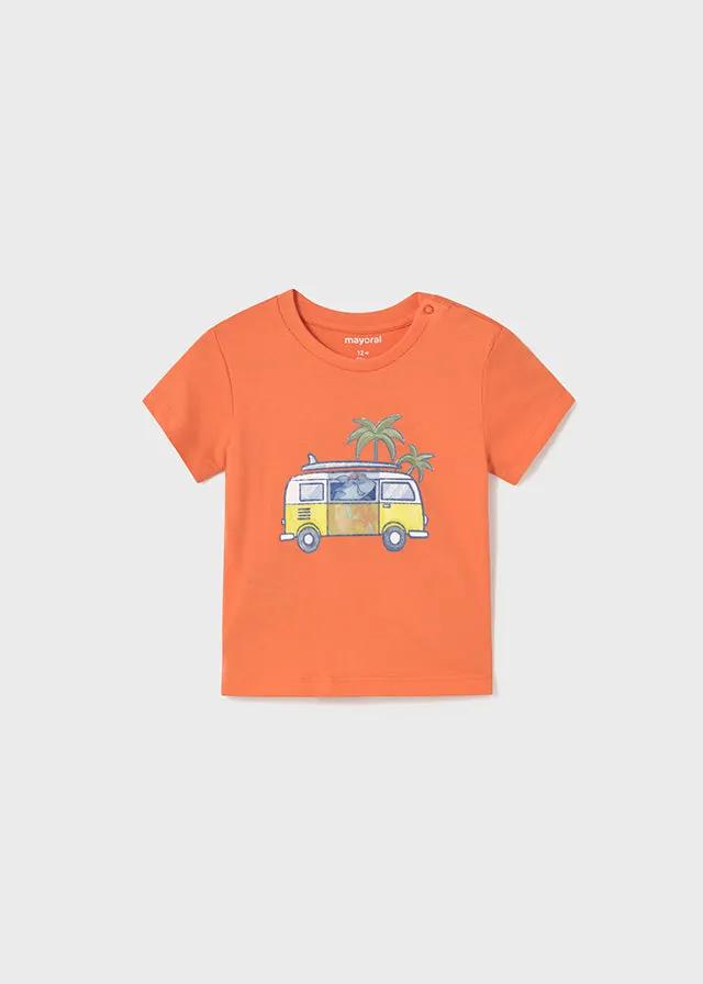 T-shirt Bimbo Arancione 1063/44 by MAYORAL