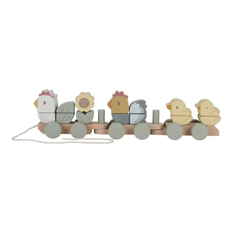 Trenino Multicolore LD7135 by LITTLE DUTCH