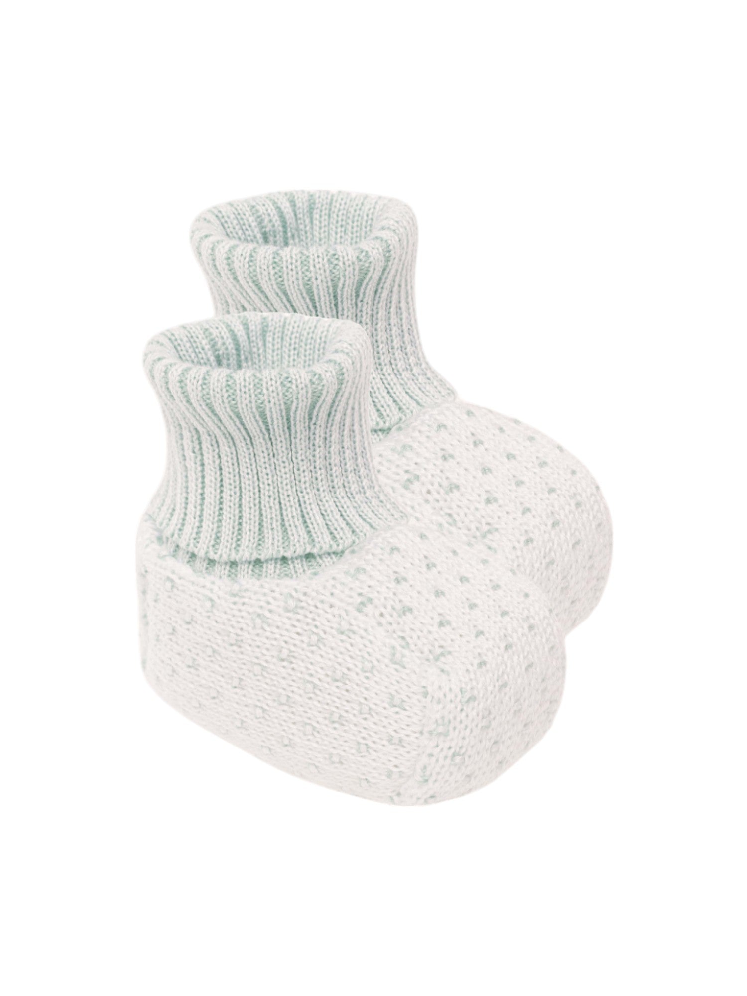 Babbucce Neonato BIANCO EB54S -  NANU' BABY