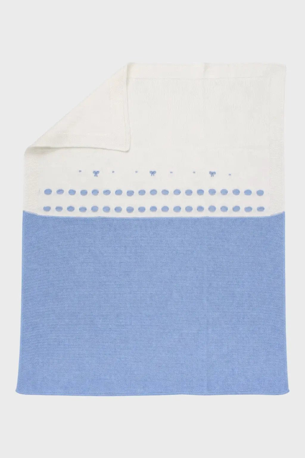 Coperta Neonato Bianco NODINI 198 by BABY LORD