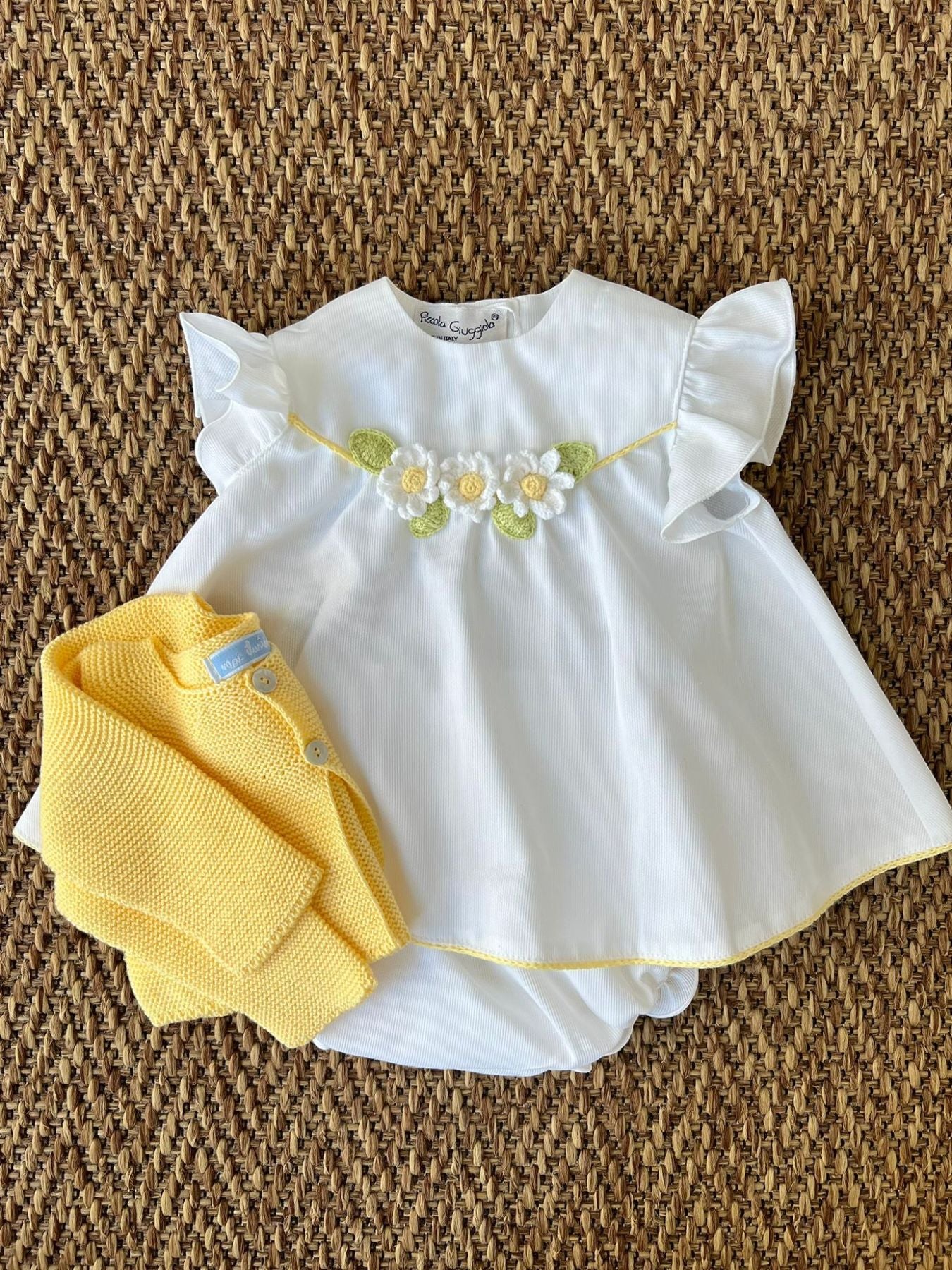 Completo 2 pezzi Bimba GIALLO ZULEYA/CC-G -  NANU' BABY