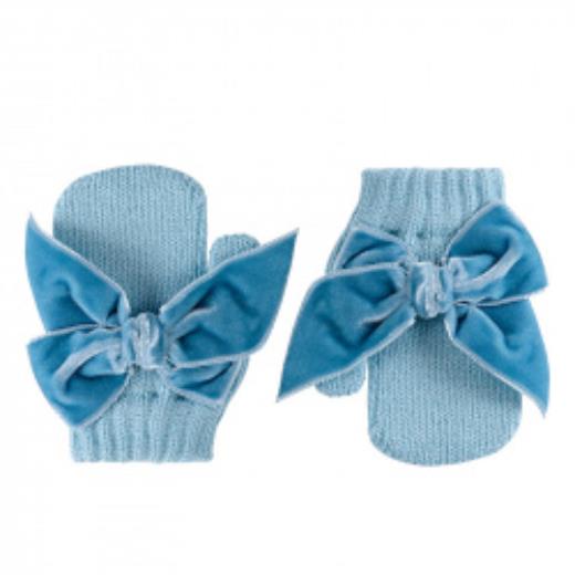 Muffole con pollice e fiocco in velluto  AL CAMPIONE 50.598.011 -  NANU' BABY