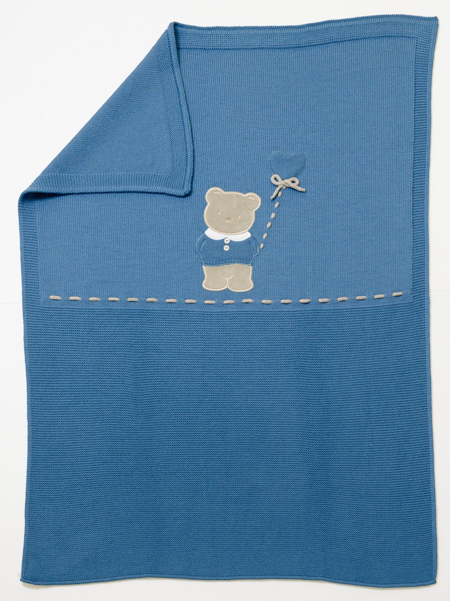 Coperta Teddy Bear Neonato AZZURRO TEDDY BEAR/140-A -  NANU' BABY