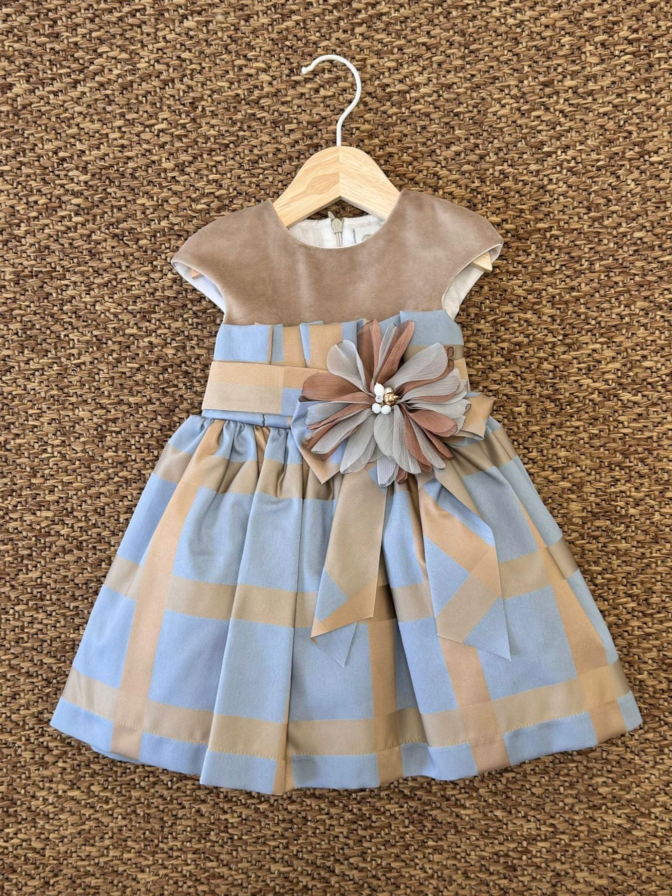 Abito Cerimonia Bimba CAMMELLO IK314 -  NANU' BABY