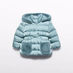 Cappotto Bimba Verde 5821/21 by ABEL & LULA