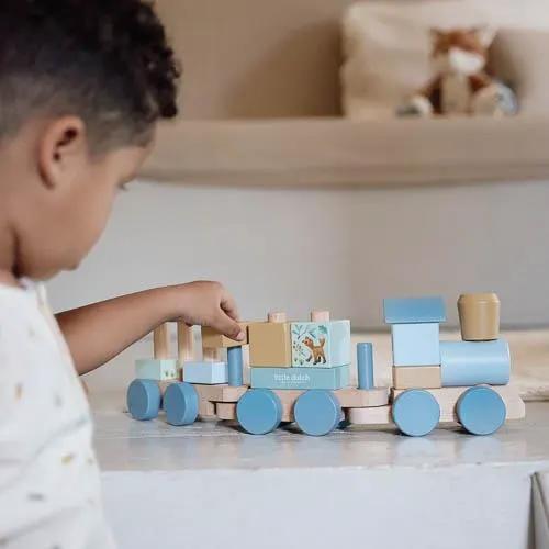 Trenino Multicolore LD7254 by LITTLE DUTCH