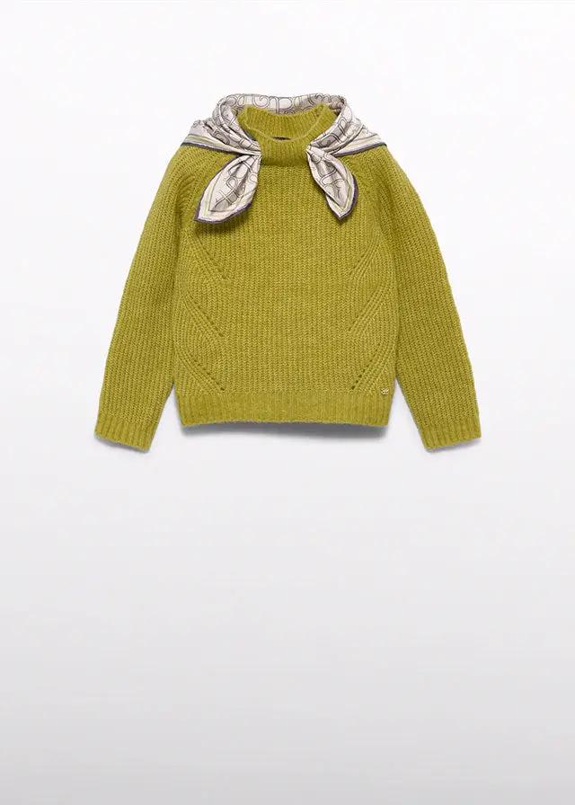 Maglia Bimba Verde 5881/18 by ABEL & LULA