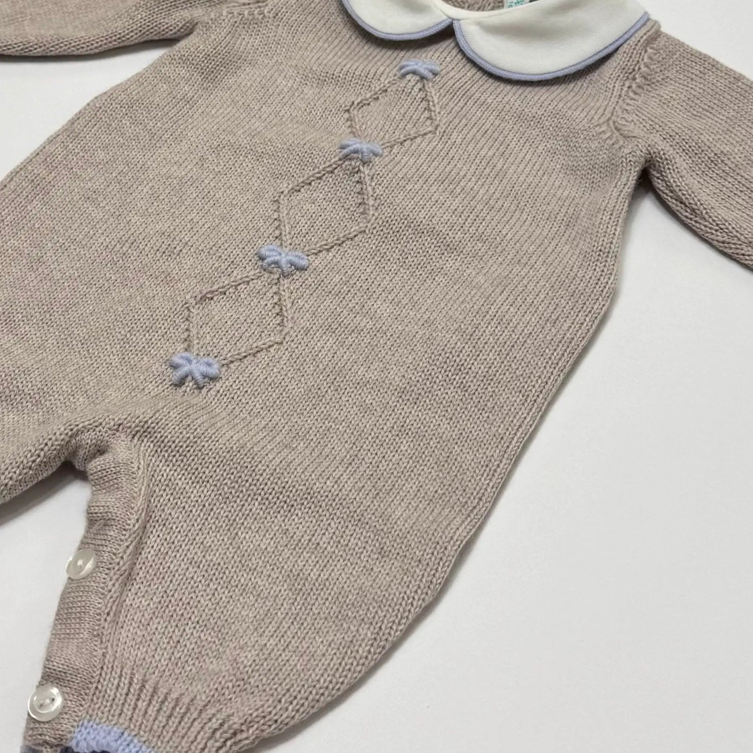 Tutina Neonato Beige T79L/C by BEBE' DI ALMY