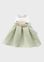 Abito Cerimonia Bimba Verde GG2635CMI by GUGU GAGA
