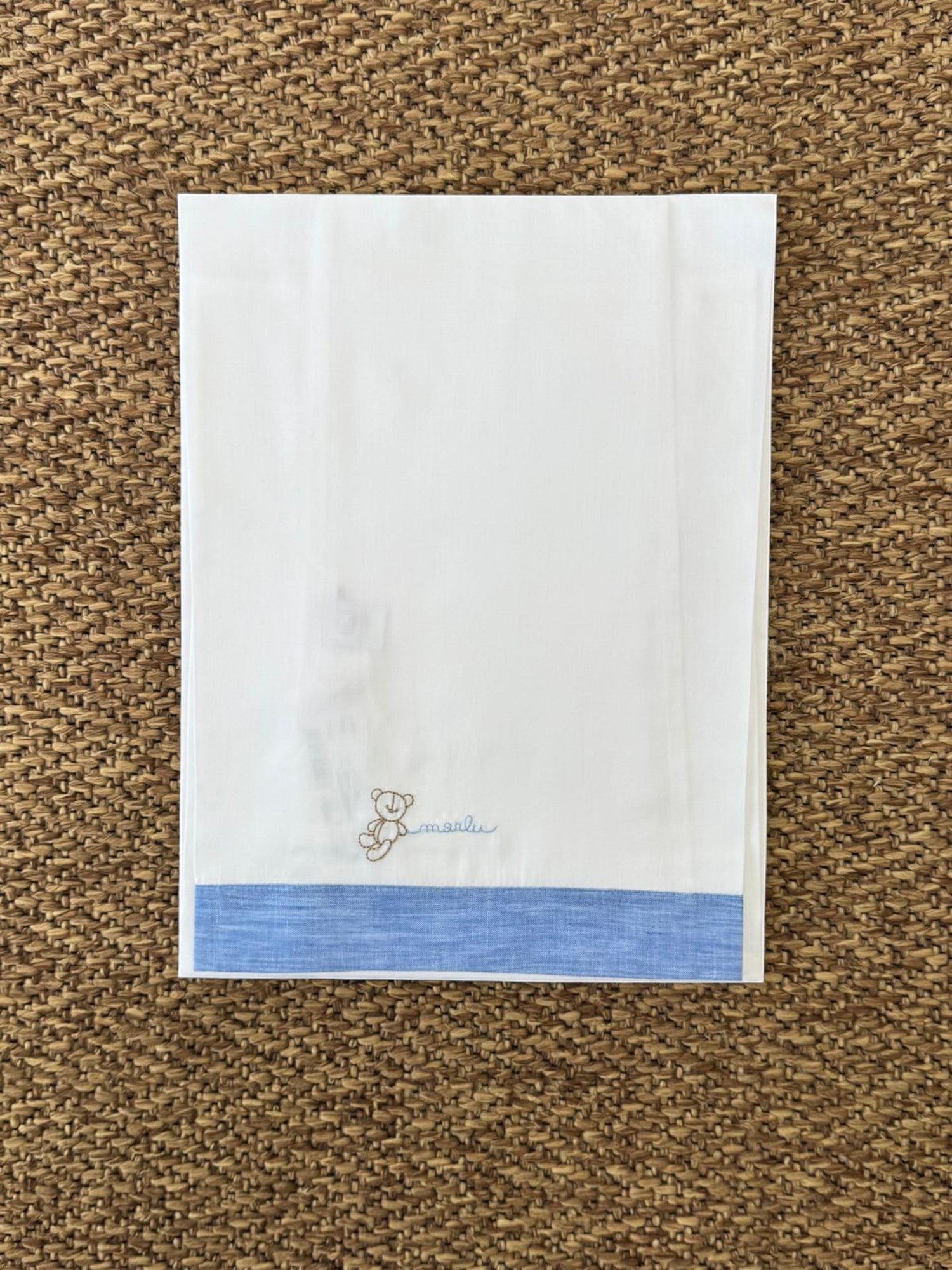 Lenzuolino Neonato BIANCO EB66LE -  NANU' BABY