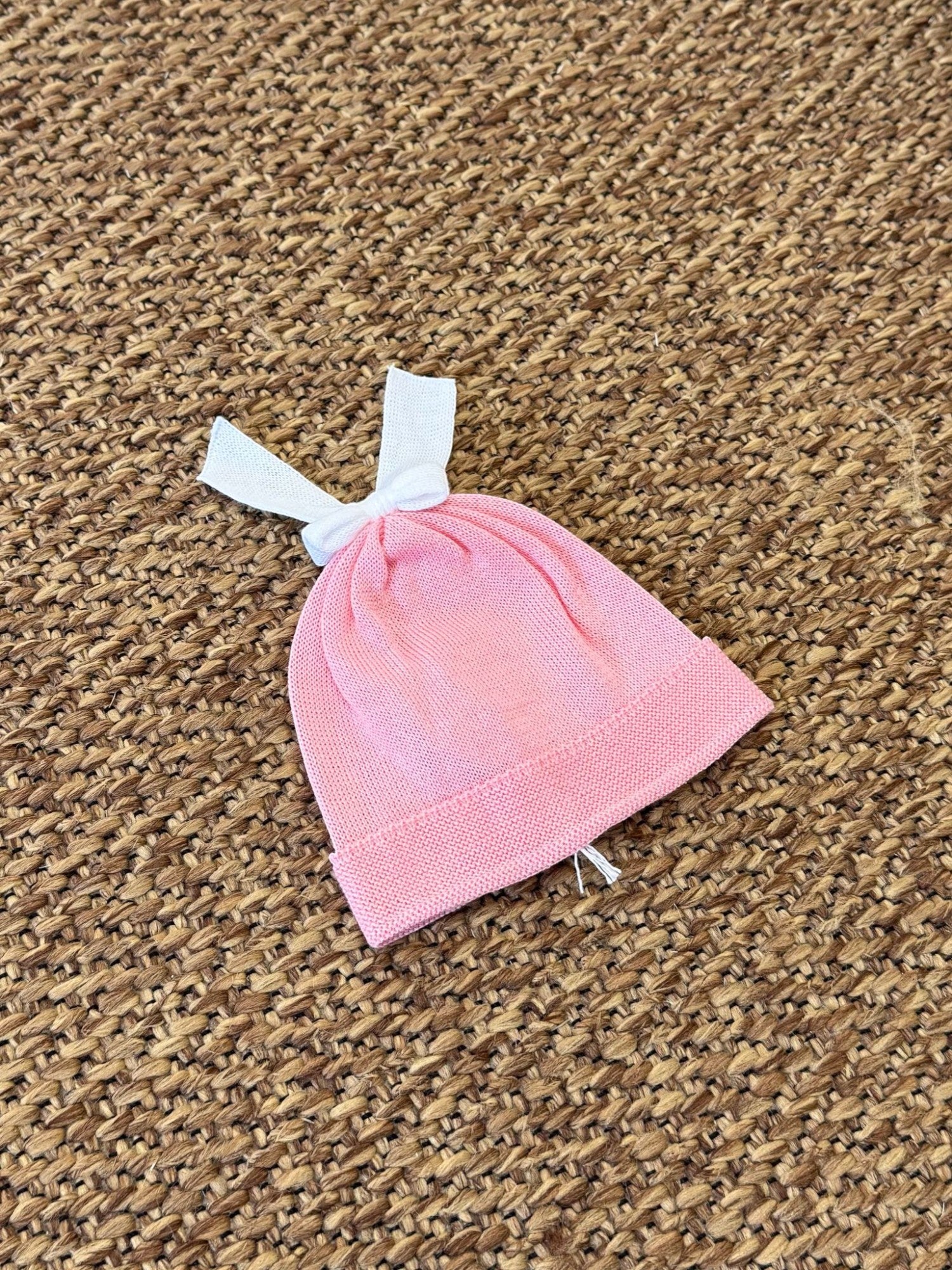Cuffia Fiocco Neonata ROSA FIOCCO 681 -  NANU' BABY