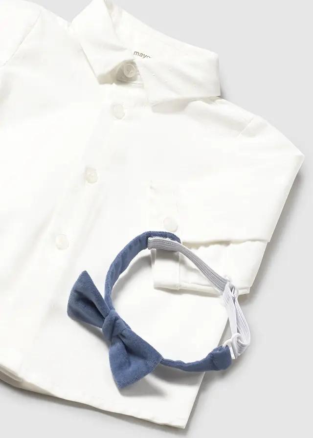 Camicia Bimbo Ecru 2196/20 by MAYORAL