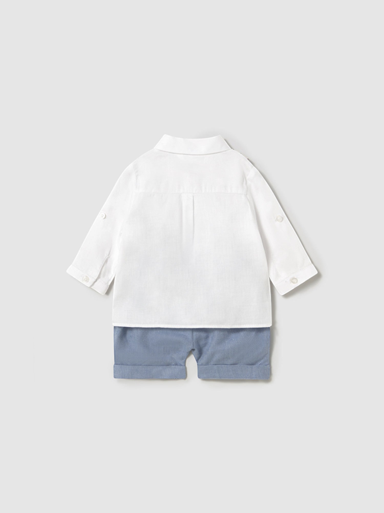 Completo pantalone corto gilet Bimbo AVORIO 1212 /A -  NANU' BABY
