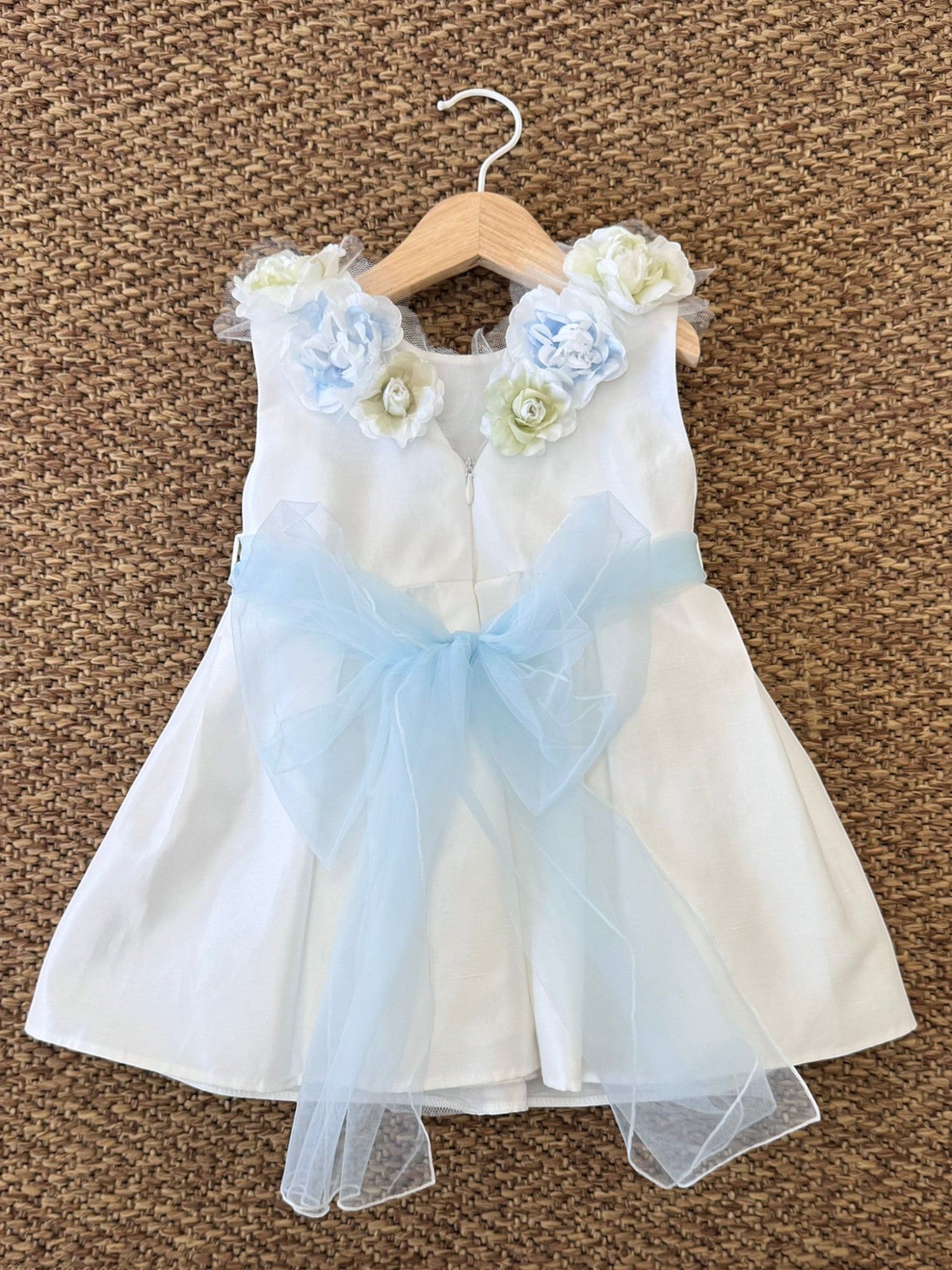 Abito bacia piega Bimba AVORIO GG25KP14I/V -  NANU' BABY