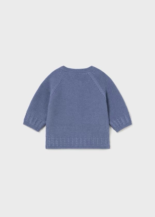Cardigan basic in caldo cotone Bimbo CIELO 2301-W -  NANU' BABY