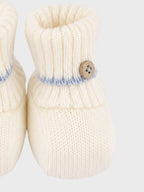 Babbucce Neonato Bianco 8242 by BIMBALO'