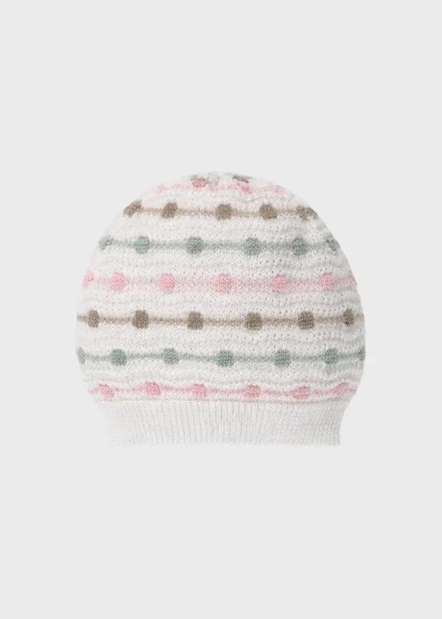 Cuffia Neonata Rosa EK5171/R by MARLU'