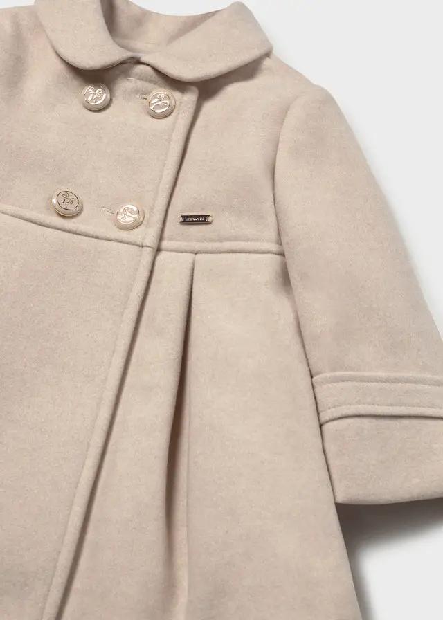 Cappotto Bimba Avorio 2415/12 by MAYORAL