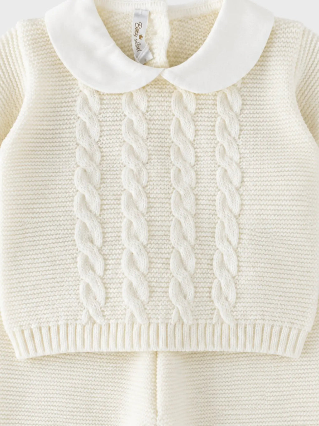 Completo nascita Neonato Bianco TRECCIA 516/30 by BABY LORD